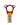 TAHR cap strap for 32oz narrow-mouth Nalgene bottles with a red aluminum ring and yellow strap