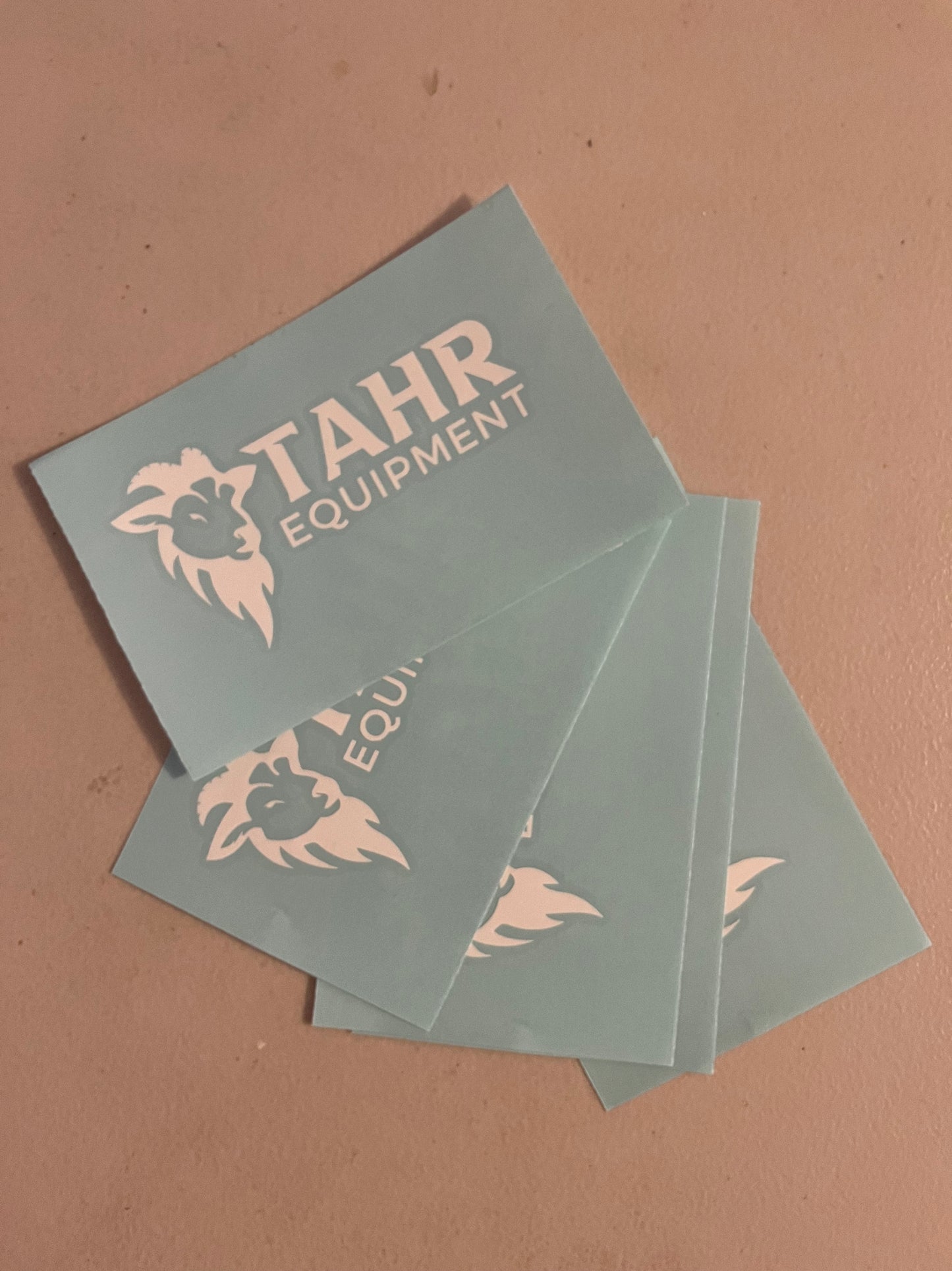 Tahr Equipment Transfer Sticker
