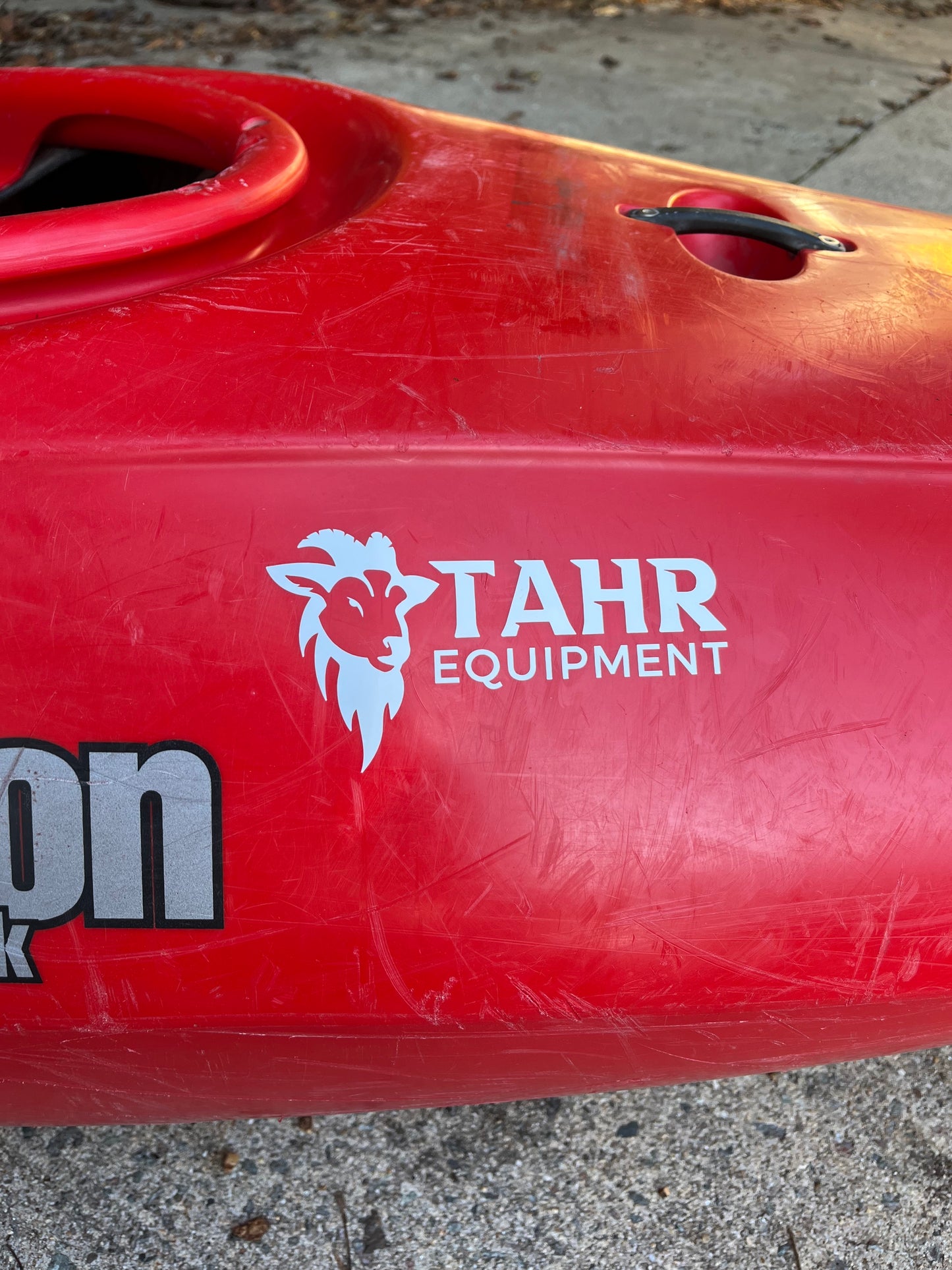 Tahr Equipment Transfer Sticker